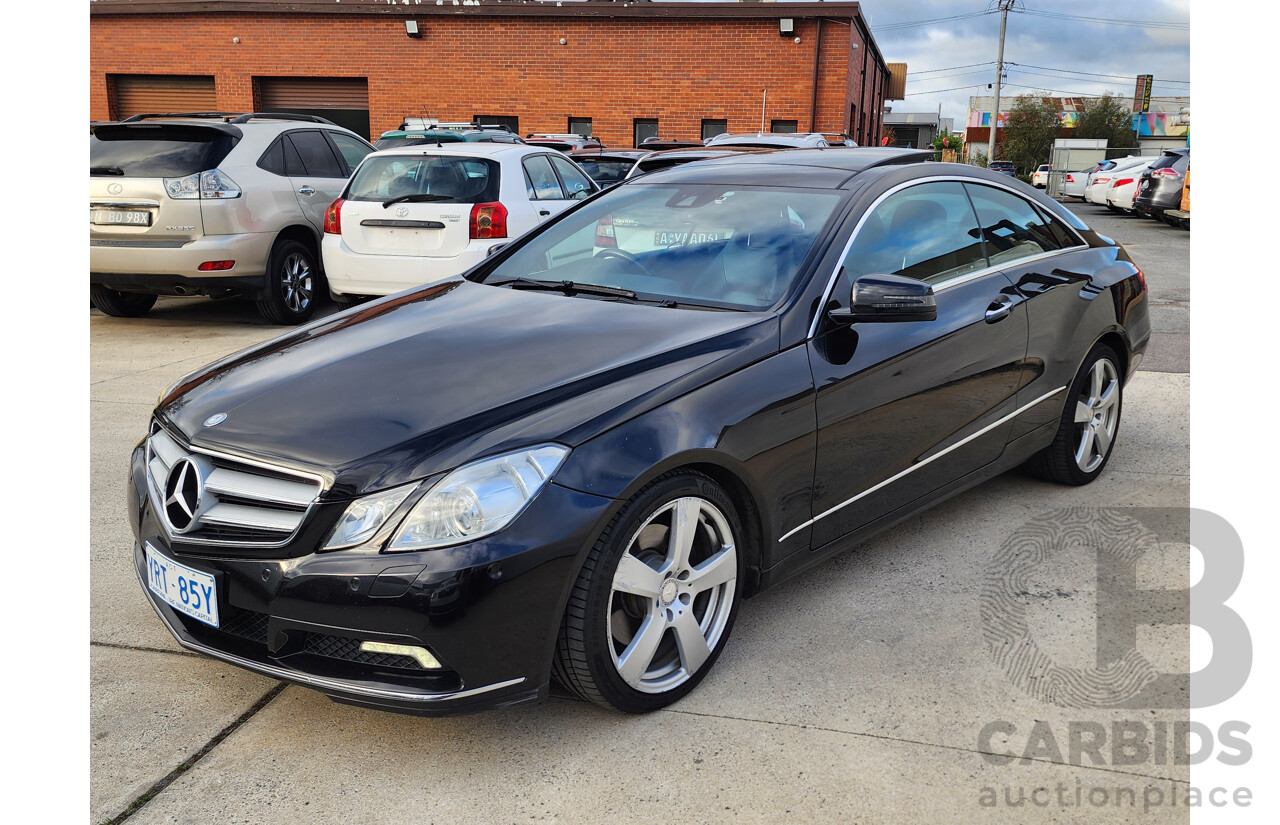 9/2010 Mercedes-Benz E350 Avantgarde 207 2d Coupe Black 3.5L
