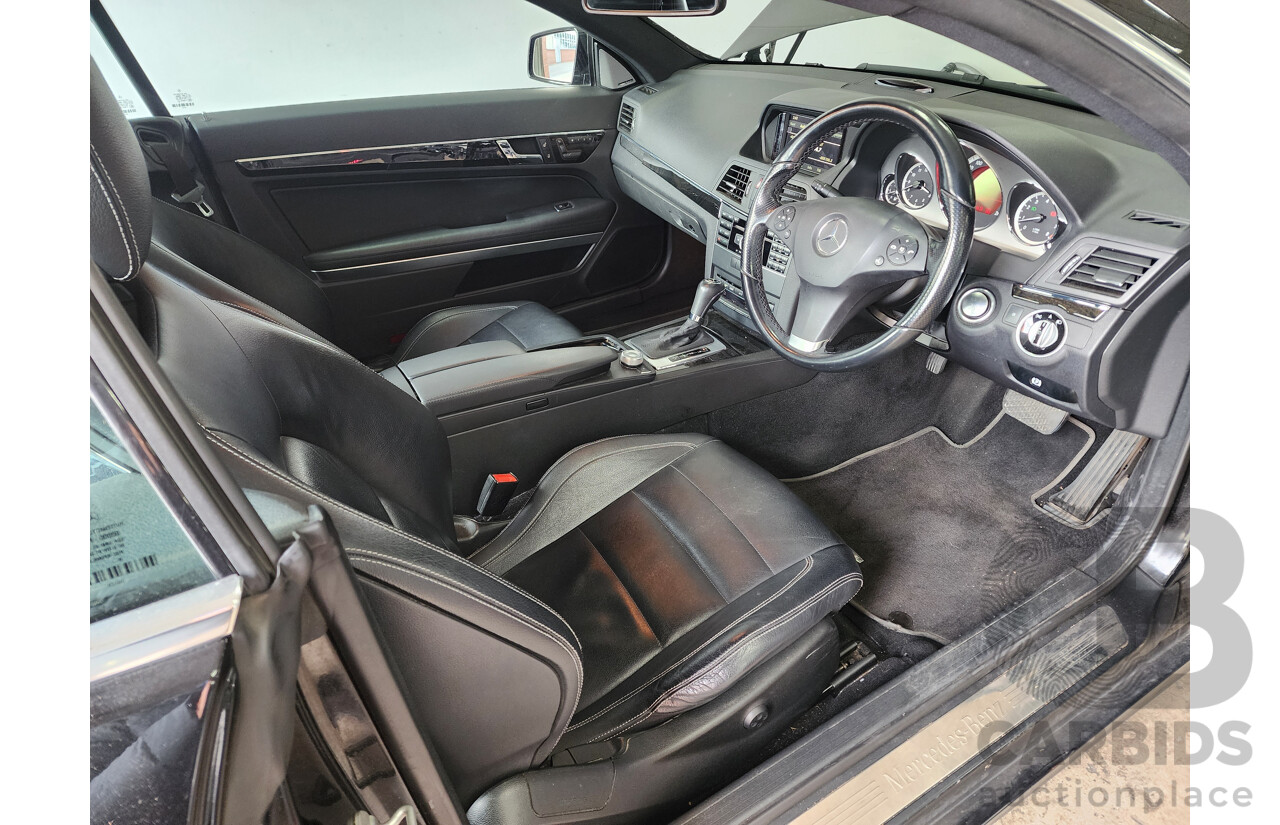 9/2010 Mercedes-Benz E350 Avantgarde 207 2d Coupe Black 3.5L