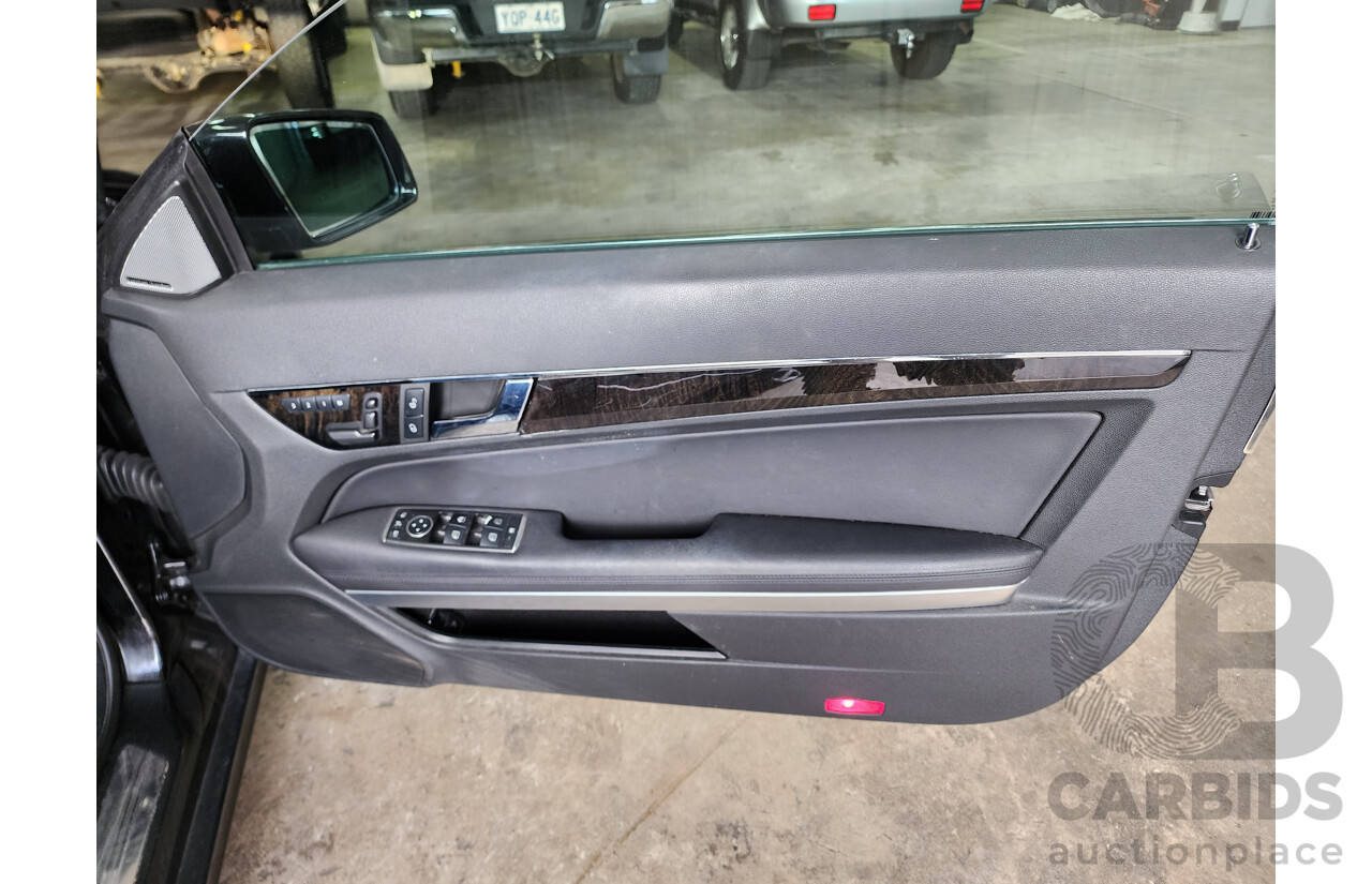 9/2010 Mercedes-Benz E350 Avantgarde 207 2d Coupe Black 3.5L