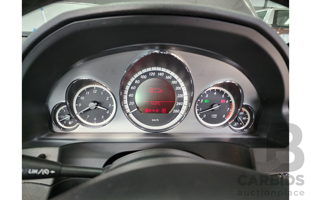 9/2010 Mercedes-Benz E350 Avantgarde 207 2d Coupe Black 3.5L