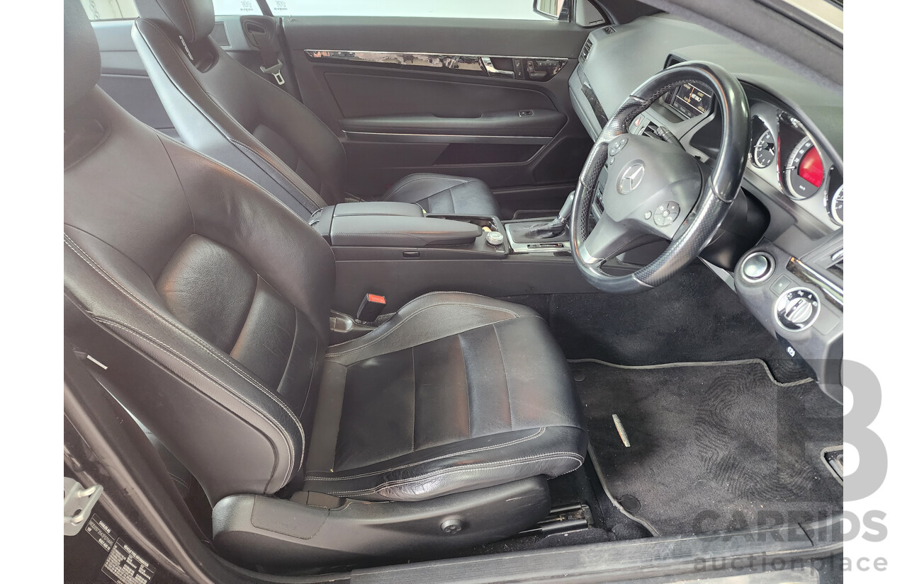 9/2010 Mercedes-Benz E350 Avantgarde 207 2d Coupe Black 3.5L