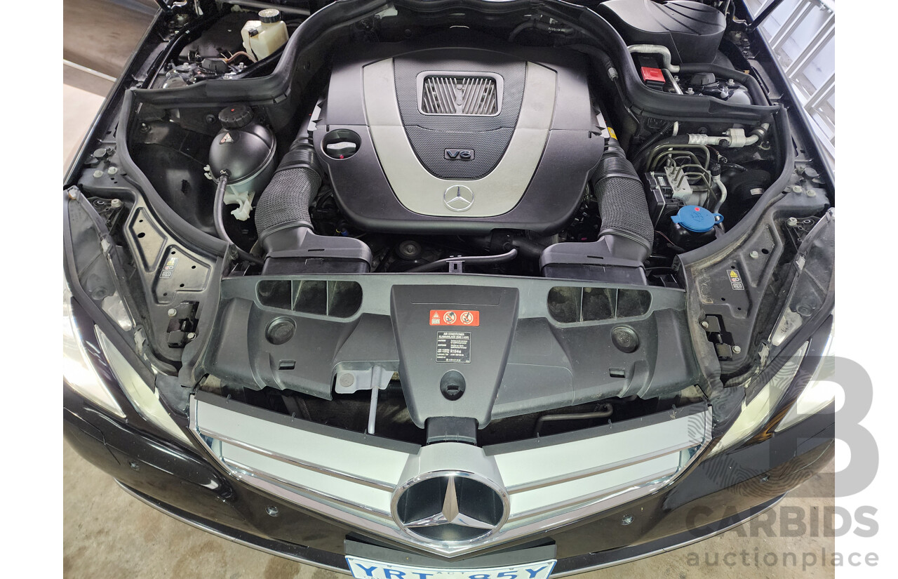 9/2010 Mercedes-Benz E350 Avantgarde 207 2d Coupe Black 3.5L