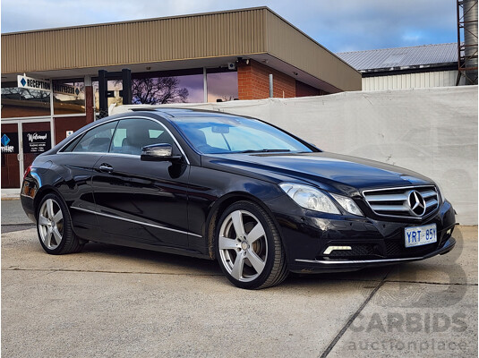 9/2010 Mercedes-Benz E350 Avantgarde 207 2d Coupe Black 3.5L