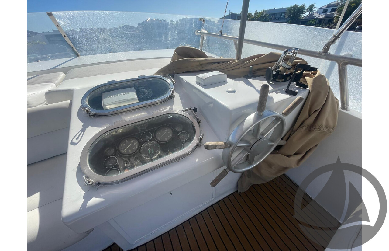 NO RESERVE - 1984 Sanlorenzo SL75, Twin Detroit 12V 71, Approx 3300 hrs