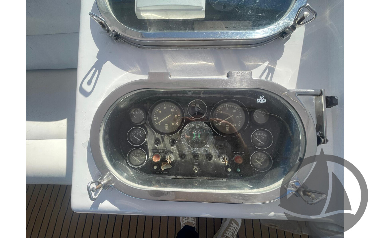 NO RESERVE - 1984 Sanlorenzo SL75, Twin Detroit 12V 71, Approx 3300 hrs