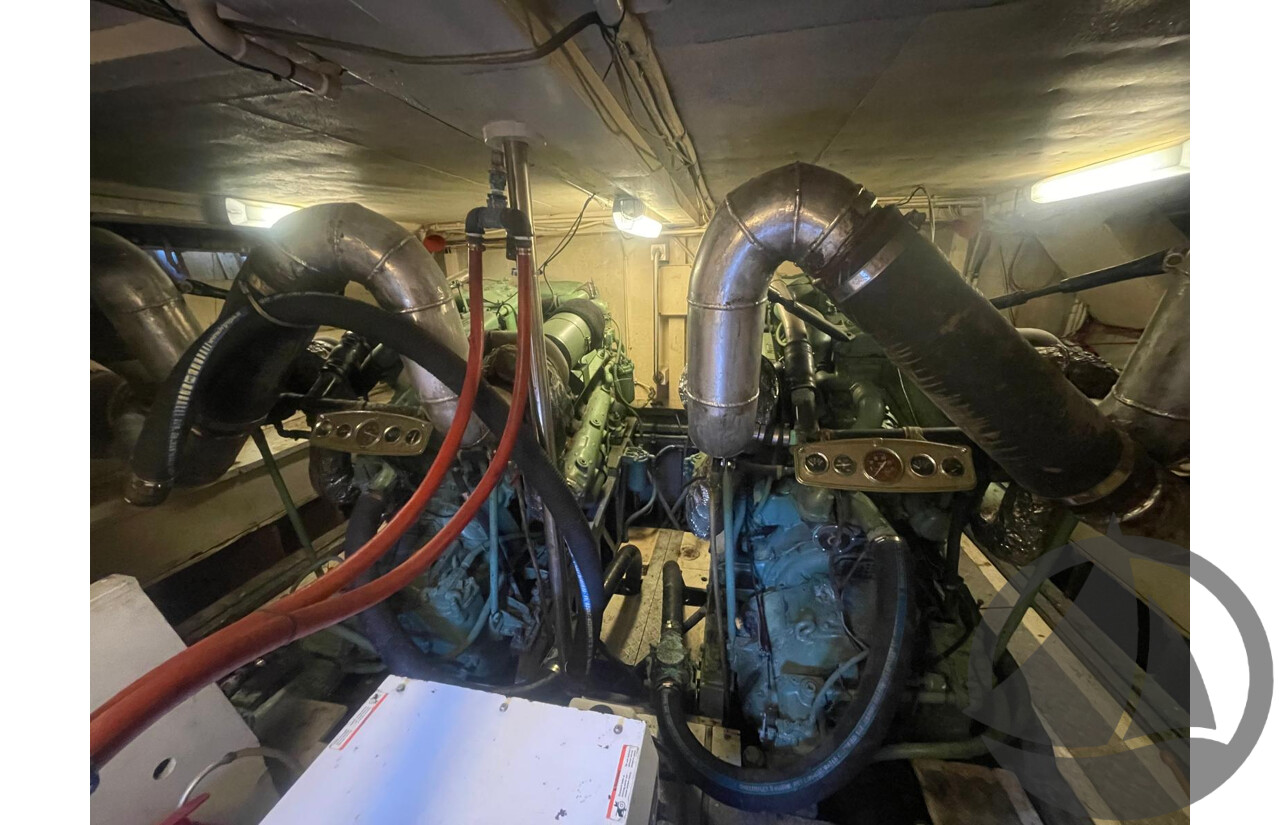 NO RESERVE - 1984 Sanlorenzo SL75, Twin Detroit 12V 71, Approx 3300 hrs