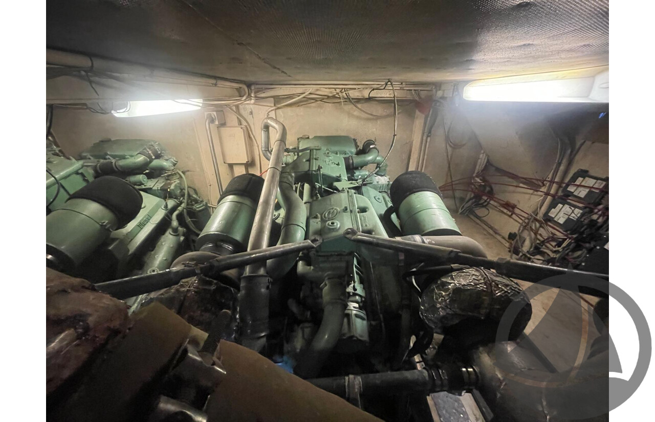 NO RESERVE - 1984 Sanlorenzo SL75, Twin Detroit 12V 71, Approx 3300 hrs