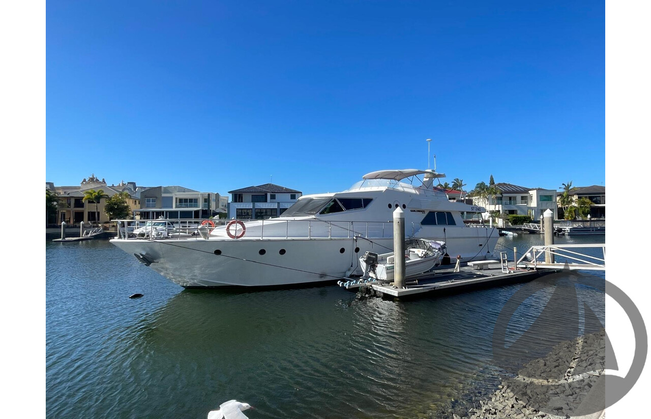 NO RESERVE - 1984 Sanlorenzo SL75, Twin Detroit 12V 71, Approx 3300 hrs