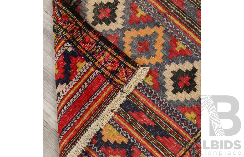 Hand Knotted Kilim Runner Rug