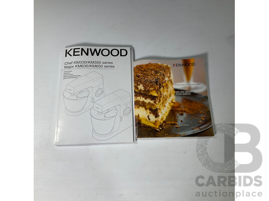 Kenwood Chef Mixer with Instruction Manual and Cookbook