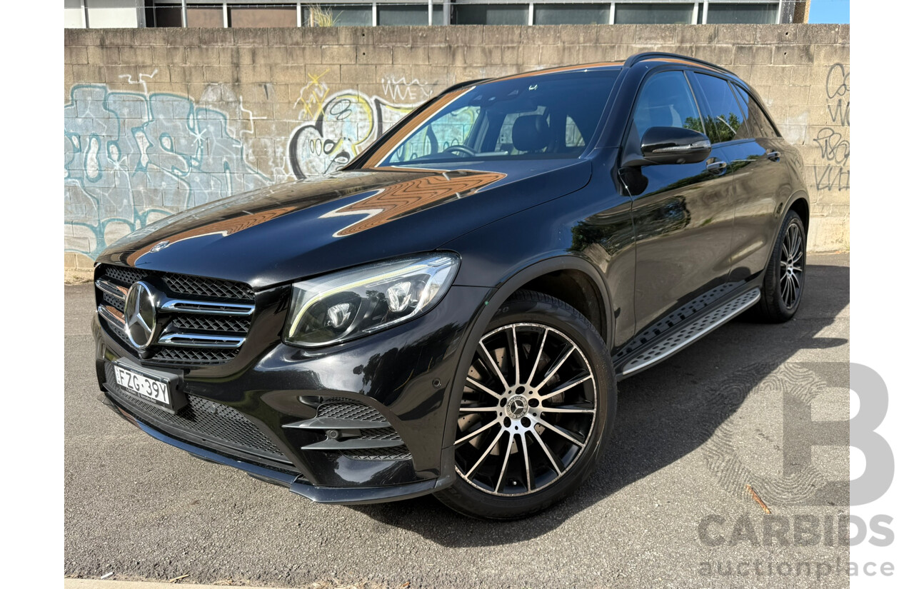 08/2018 Mercedes-Benz GLC 250 (AWD) 253 MY18 4D Wagon Black 2.0L AMG Pack