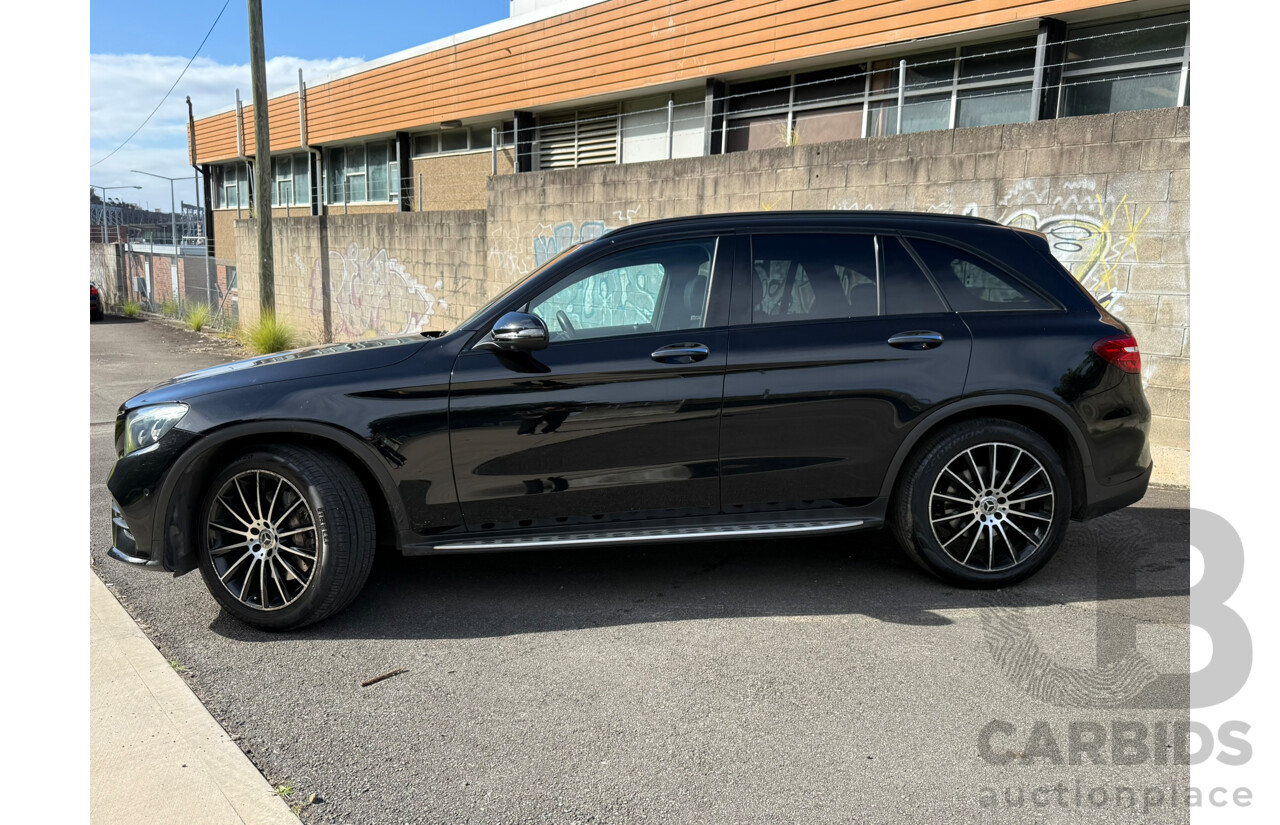 08/2018 Mercedes-Benz GLC 250 (AWD) 253 MY18 4D Wagon Black 2.0L AMG Pack