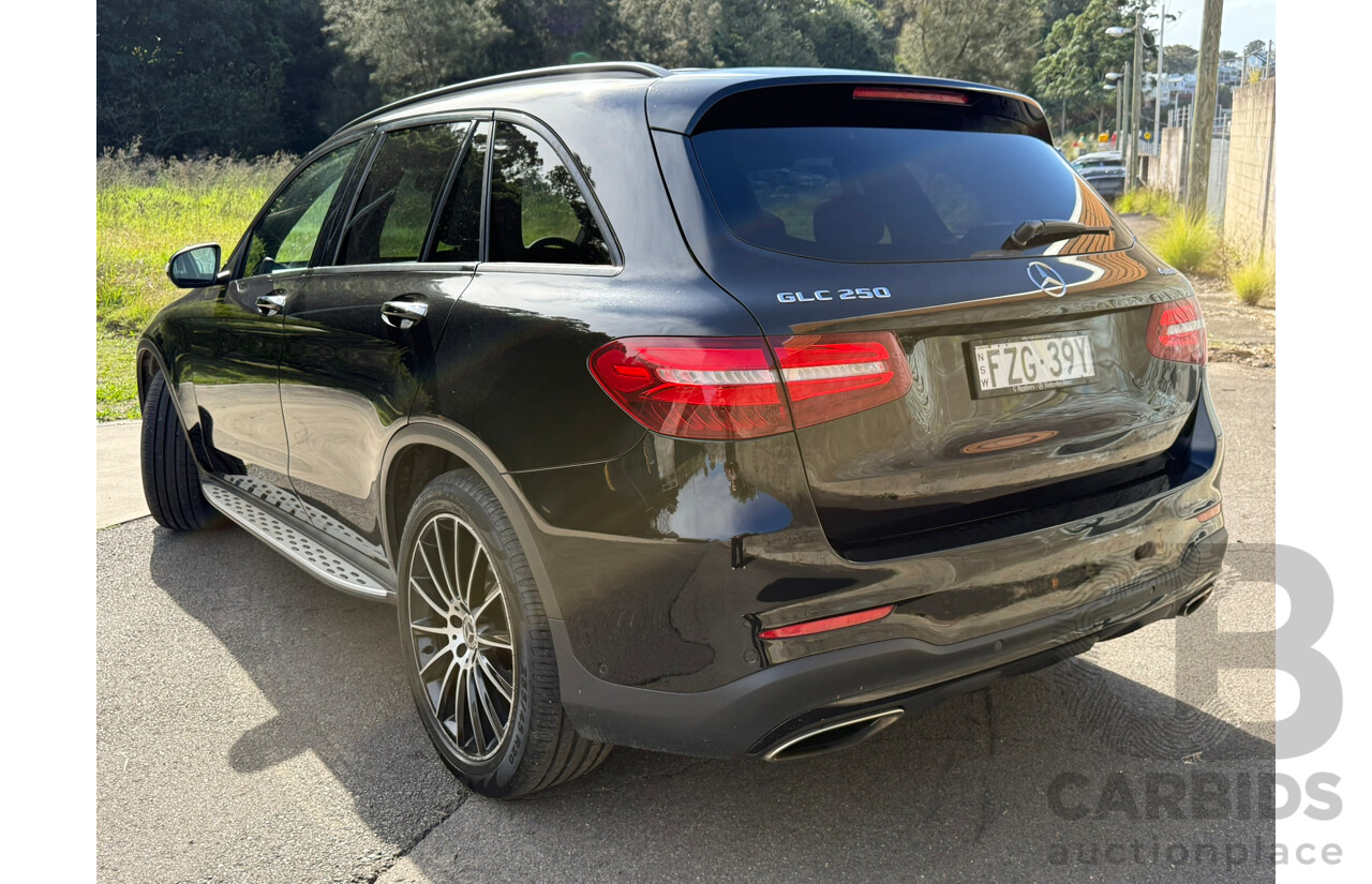 08/2018 Mercedes-Benz GLC 250 (AWD) 253 MY18 4D Wagon Black 2.0L AMG Pack