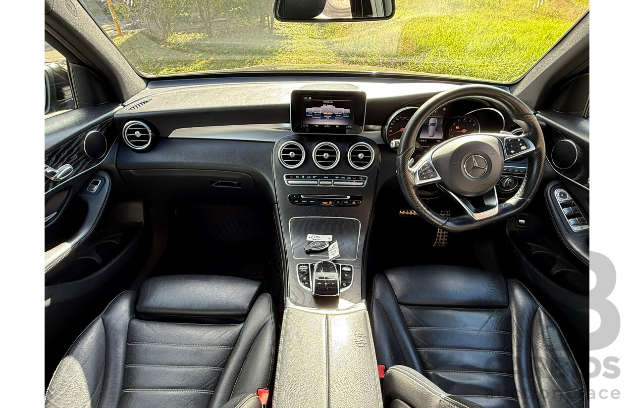 08/2018 Mercedes-Benz GLC 250 (AWD) 253 MY18 4D Wagon Black 2.0L AMG Pack