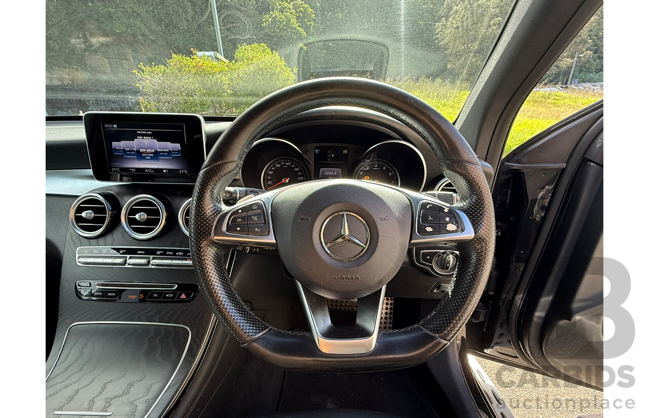 08/2018 Mercedes-Benz GLC 250 (AWD) 253 MY18 4D Wagon Black 2.0L AMG Pack
