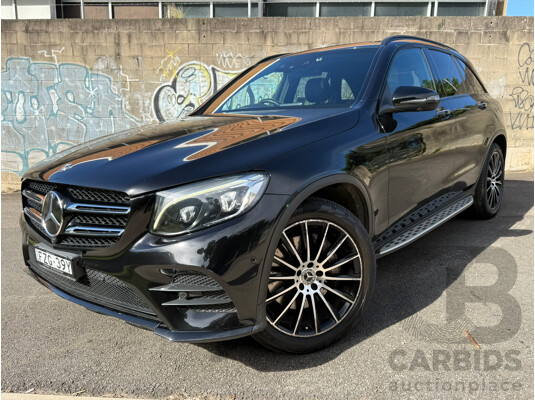 08/2018 Mercedes-Benz GLC 250 (AWD) 253 MY18 4D Wagon Black 2.0L AMG Pack