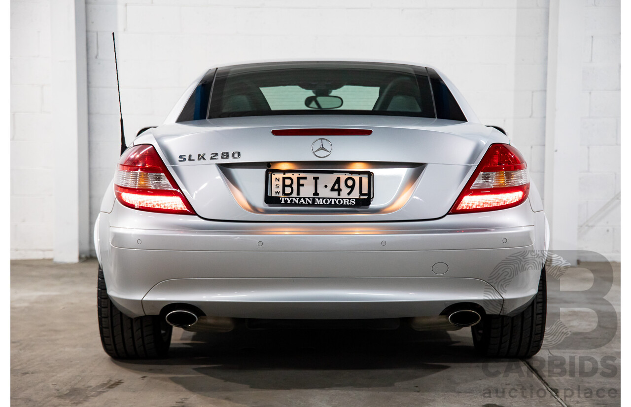 07/2006 Mercedes-Benz SLK 280 (RWD) R171 2D Convertible Silver V6 3.0L