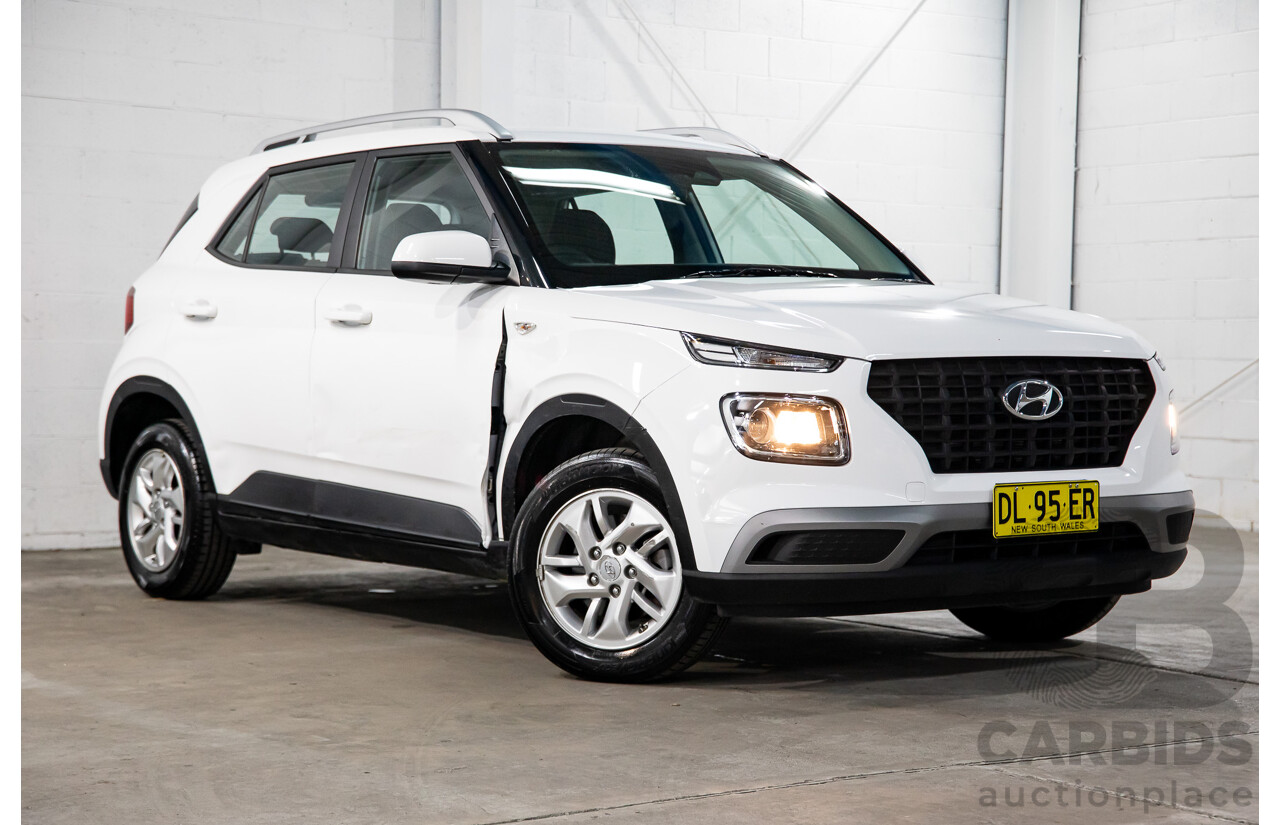 07/2024 Hyundai Venue (FWD) QX.V5 MY24 4d Wagon Atlas White 1.6L