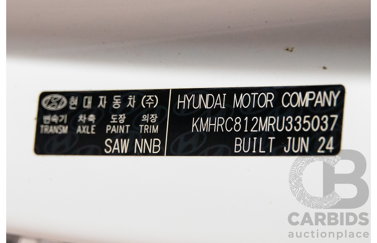 07/2024 Hyundai Venue (FWD) QX.V5 MY24 4d Wagon Atlas White 1.6L