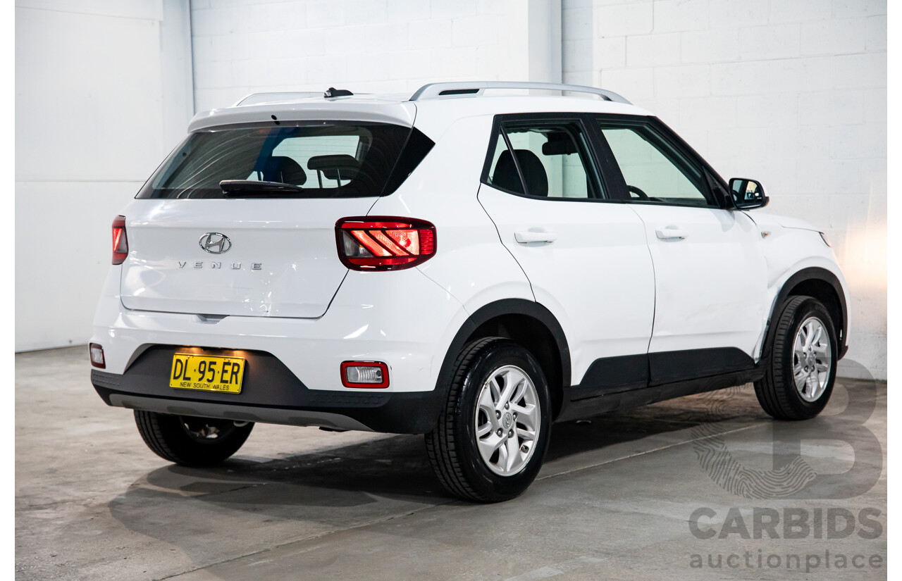 07/2024 Hyundai Venue (FWD) QX.V5 MY24 4d Wagon Atlas White 1.6L