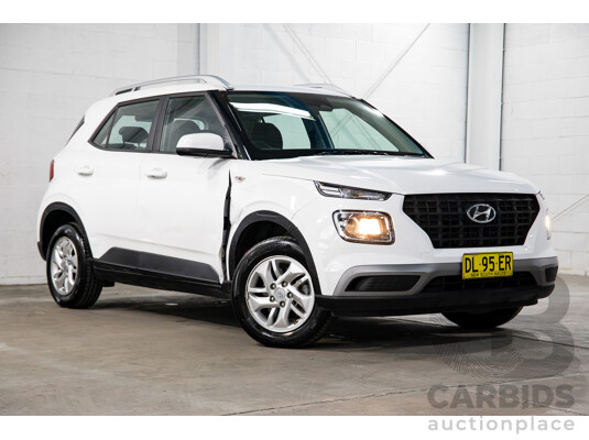 07/2024 Hyundai Venue (FWD) QX.V5 MY24 4d Wagon Atlas White 1.6L