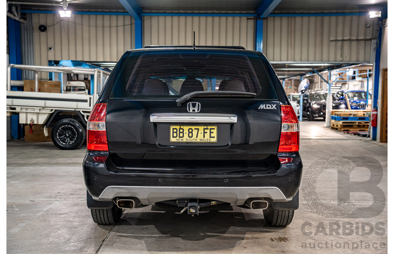 4/2005 Honda MDX MY05 Upgrade 4d Wagon Black V6 3.5L