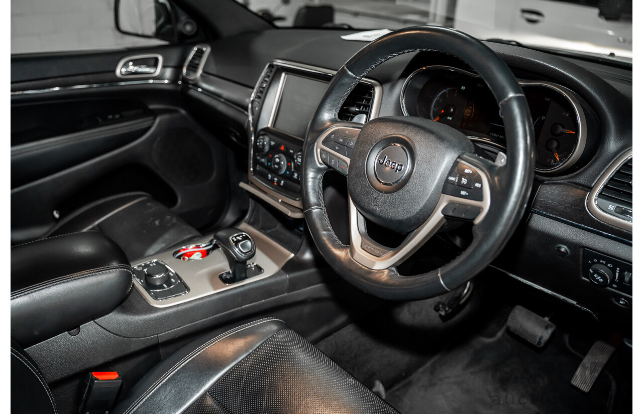 02/2017 Jeep Grand Cherokee Limited (4x4) WK MY15 4d Wagon Bright White Turbo Diesel V6 3.0L