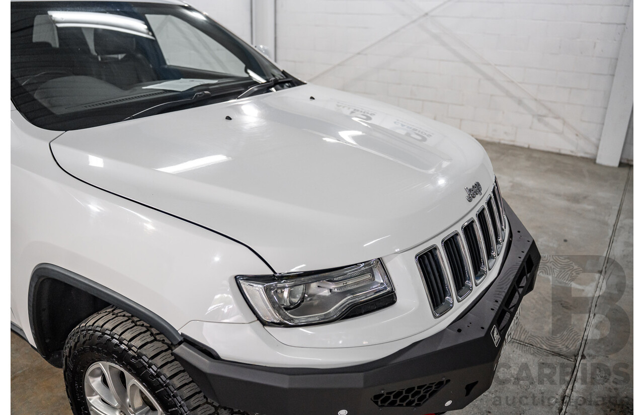 02/2017 Jeep Grand Cherokee Limited (4x4) WK MY15 4d Wagon Bright White Turbo Diesel V6 3.0L