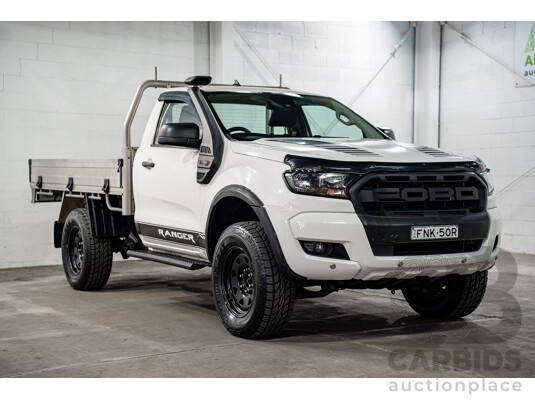 09/2016 Ford Ranger XL 3.2 (4x4) 4x4 PX MKII MY17 C/Chas Frozen White Turbo Diesel 3.2L