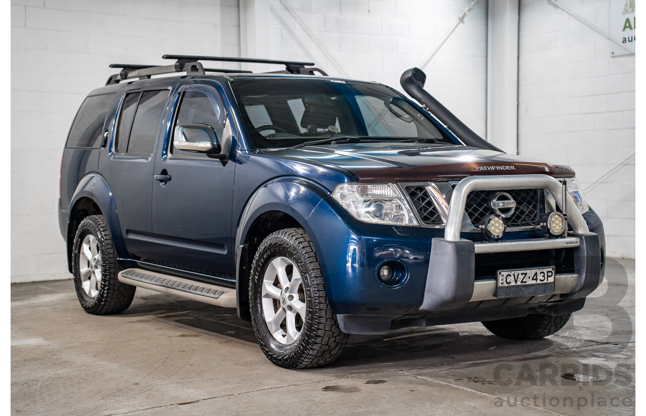 4/2011 Nissan Pathfinder Ti (4x4) R51 Series 4 4d Wagon Blue Turbo Diesel 2.5L