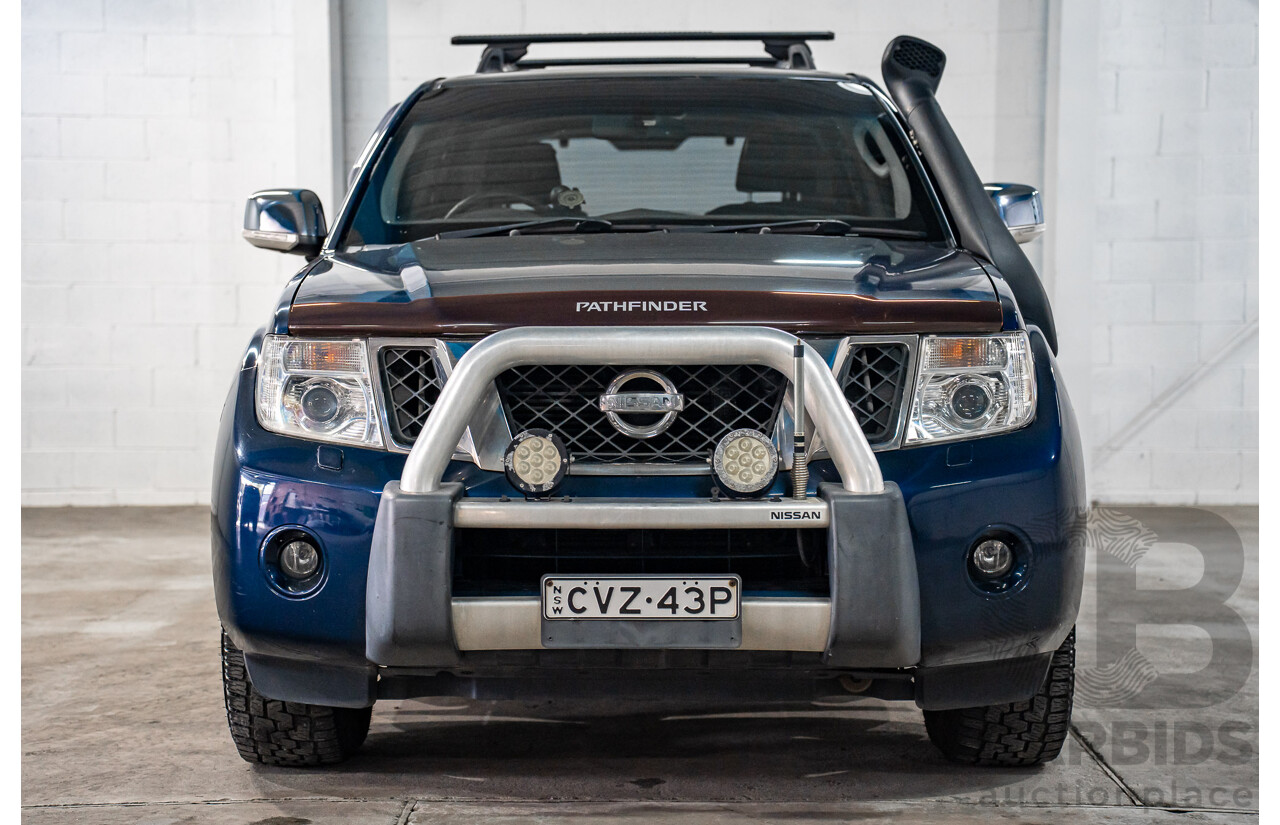 4/2011 Nissan Pathfinder Ti (4x4) R51 Series 4 4d Wagon Blue Turbo Diesel 2.5L