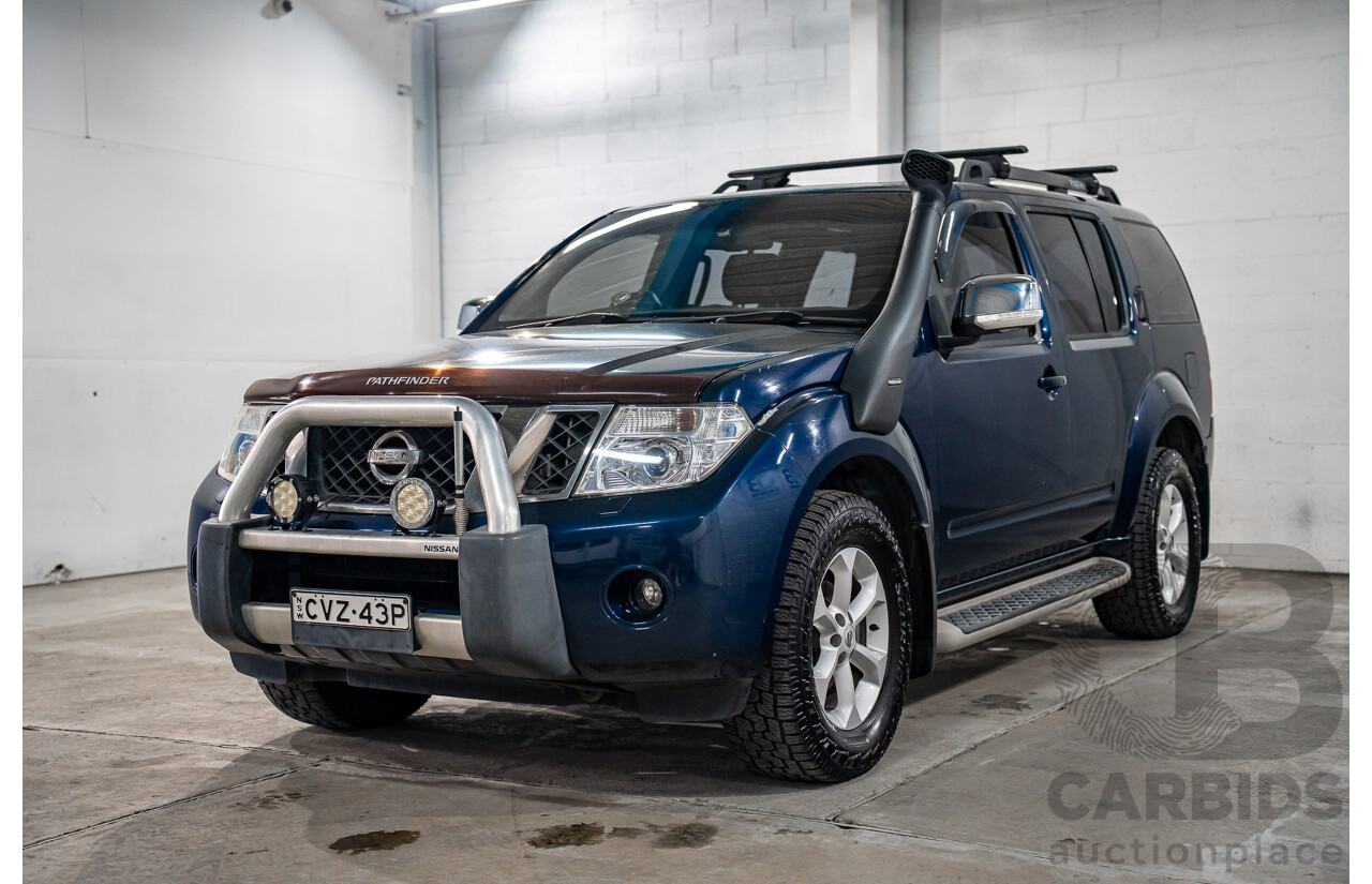 4/2011 Nissan Pathfinder Ti (4x4) R51 Series 4 4d Wagon Blue Turbo Diesel 2.5L