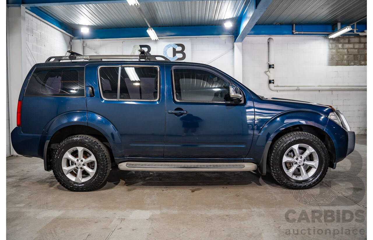 4/2011 Nissan Pathfinder Ti (4x4) R51 Series 4 4d Wagon Blue Turbo Diesel 2.5L
