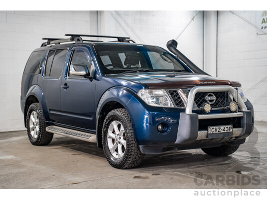 4/2011 Nissan Pathfinder Ti (4x4) R51 Series 4 4d Wagon Blue Turbo Diesel 2.5L