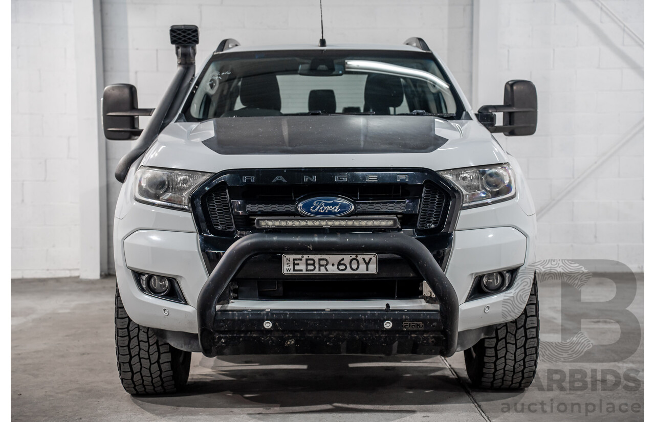 04/2017 Ford Ranger FX4 (4x4) PX MKII MY17 Dual Cab Utility White Diesel Turbo 3.2L