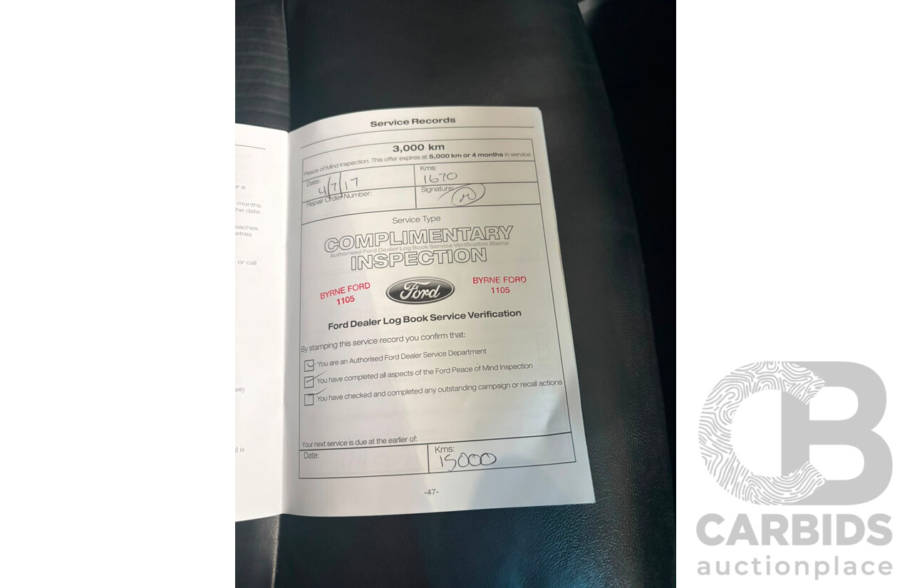 04/2017 Ford Ranger FX4 (4x4) PX MKII MY17 Dual Cab Utility White Diesel Turbo 3.2L
