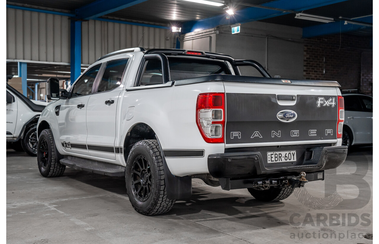 04/2017 Ford Ranger FX4 (4x4) PX MKII MY17 Dual Cab Utility White Diesel Turbo 3.2L