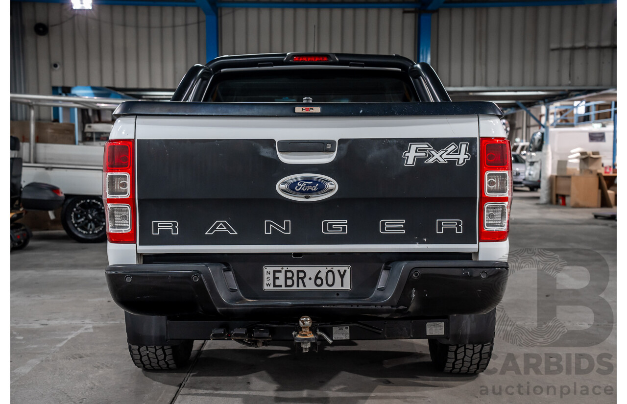 04/2017 Ford Ranger FX4 (4x4) PX MKII MY17 Dual Cab Utility White Diesel Turbo 3.2L
