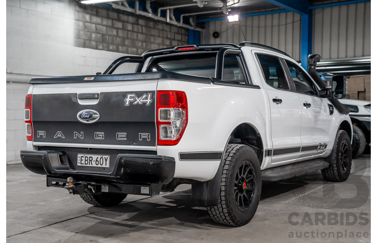 04/2017 Ford Ranger FX4 (4x4) PX MKII MY17 Dual Cab Utility White Diesel Turbo 3.2L