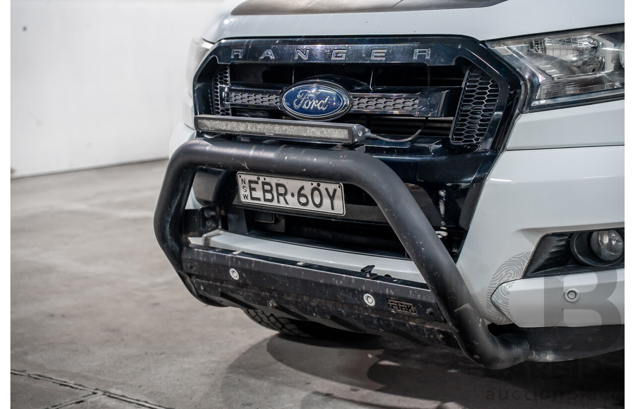 04/2017 Ford Ranger FX4 (4x4) PX MKII MY17 Dual Cab Utility White Diesel Turbo 3.2L