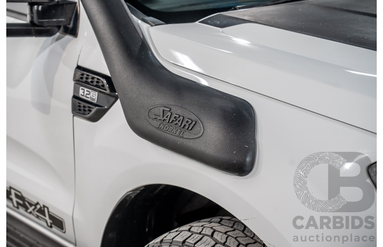 04/2017 Ford Ranger FX4 (4x4) PX MKII MY17 Dual Cab Utility White Diesel Turbo 3.2L