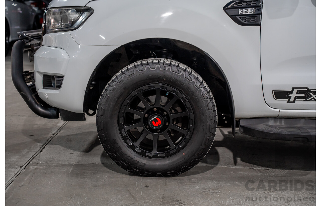04/2017 Ford Ranger FX4 (4x4) PX MKII MY17 Dual Cab Utility White Diesel Turbo 3.2L