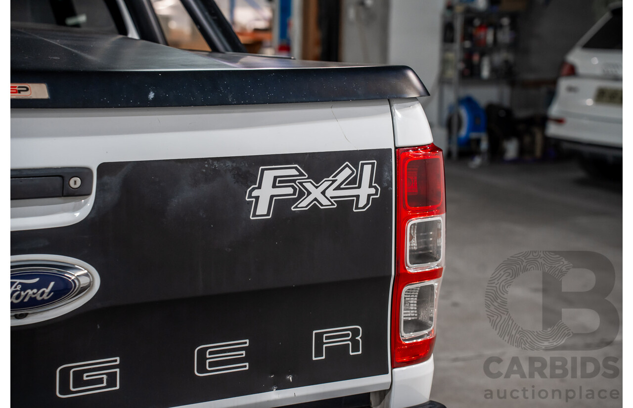 04/2017 Ford Ranger FX4 (4x4) PX MKII MY17 Dual Cab Utility White Diesel Turbo 3.2L