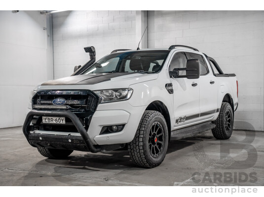 04/2017 Ford Ranger XLT 3.2 (4x4) 4x4 PX MKII MY17 UPDATE Dual Cab Utility White Diesel Turbo 3.2L