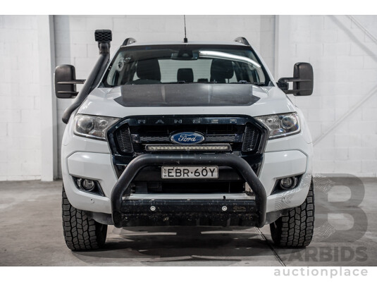 04/2017 Ford Ranger FX4 (4x4) PX MKII MY17 Dual Cab Utility White Diesel Turbo 3.2L