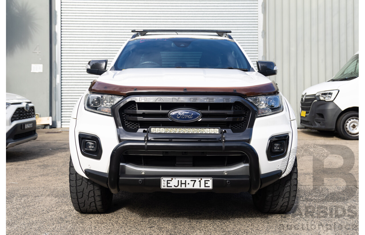 07/2020 Ford Ranger WILDTRAK 2.0 (4x4) 4x4 PX MKIII MY20.75 Double Cab P/Up White 2.0L