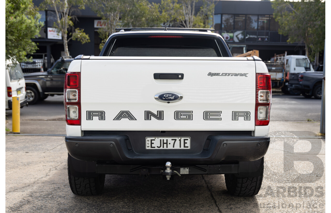 07/2020 Ford Ranger WILDTRAK 2.0 (4x4) 4x4 PX MKIII MY20.75 Double Cab P/Up White 2.0L