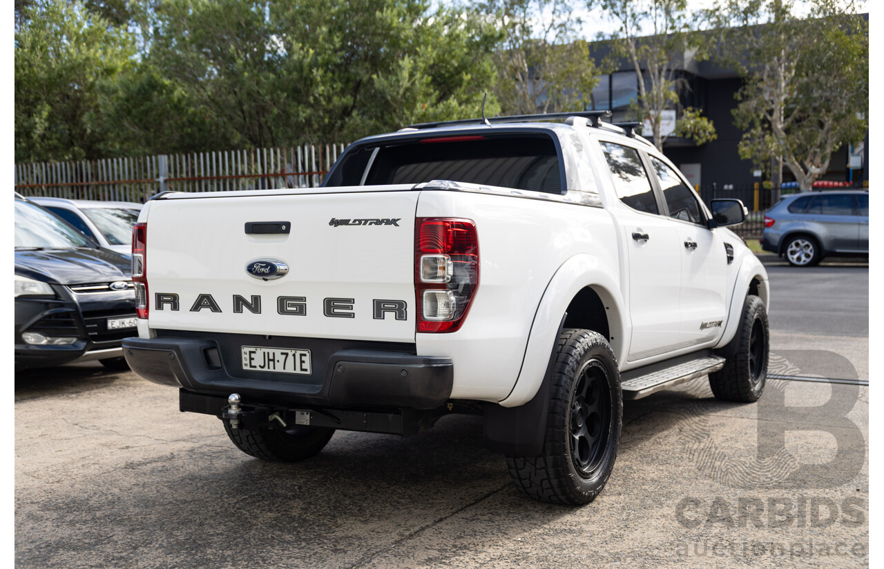 07/2020 Ford Ranger WILDTRAK 2.0 (4x4) 4x4 PX MKIII MY20.75 Double Cab P/Up White 2.0L