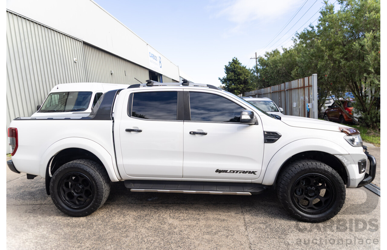 07/2020 Ford Ranger WILDTRAK 2.0 (4x4) 4x4 PX MKIII MY20.75 Double Cab P/Up White 2.0L