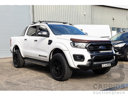07/2020 Ford Ranger WILDTRAK 2.0 (4x4) 4x4 PX MKIII MY20.75 Double Cab P/Up White 2.0L